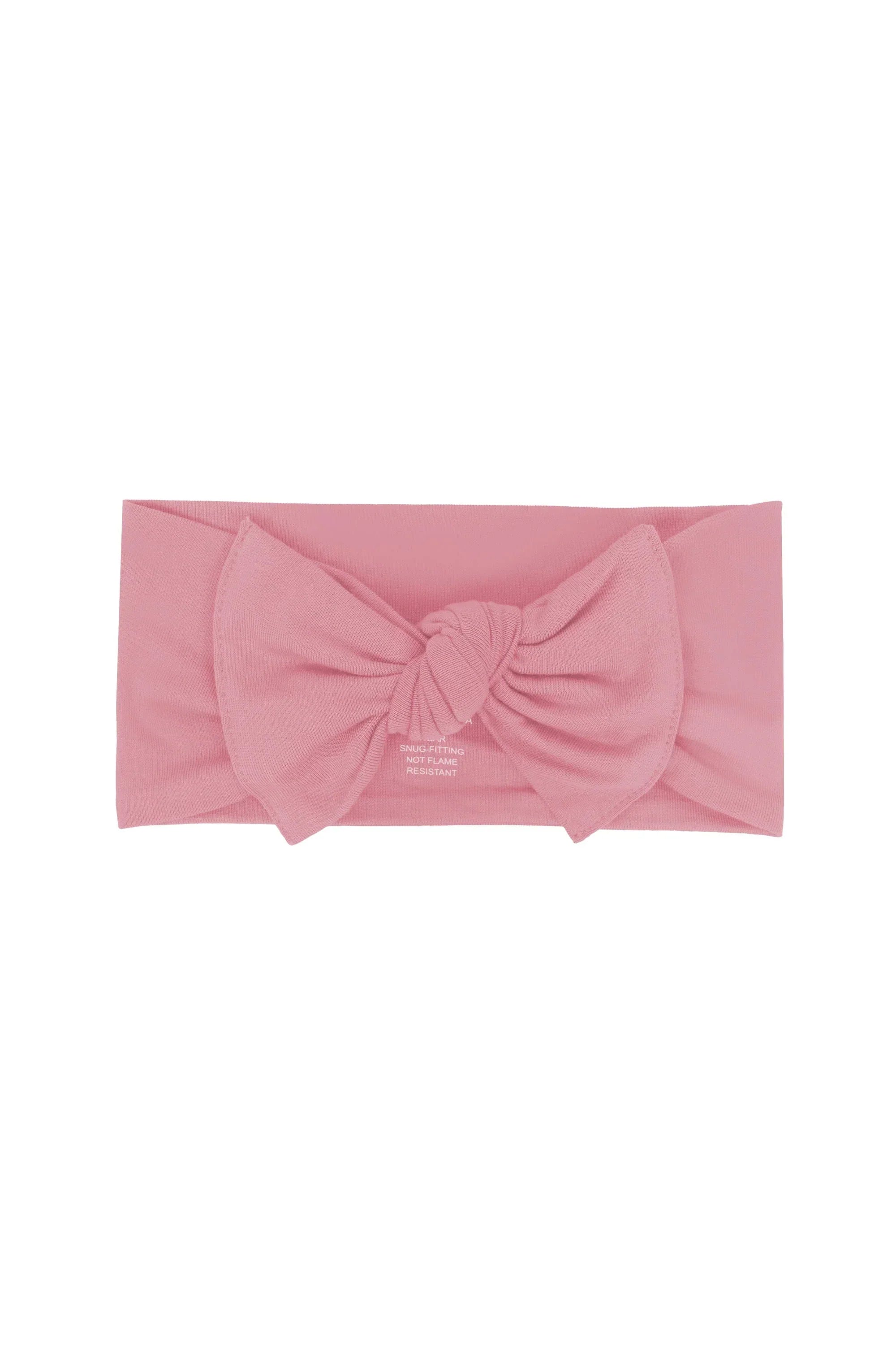 Knotted Bow Headband in Apple Blossom Secondary image