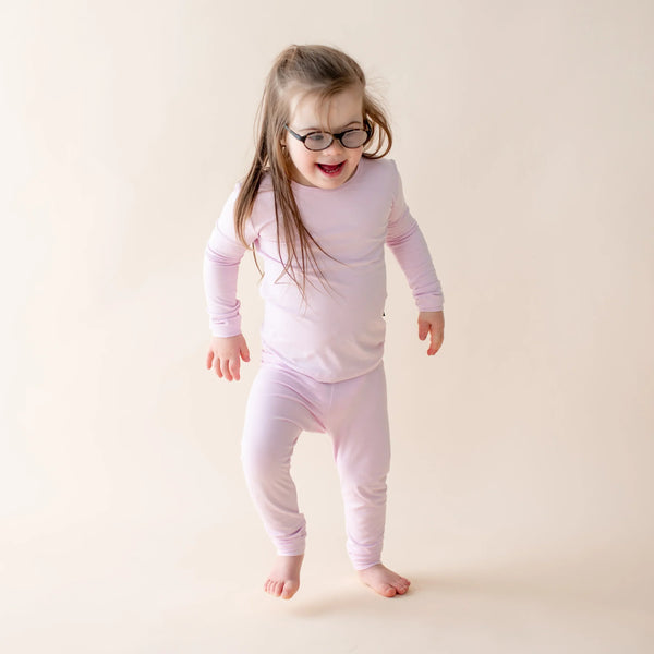 Long Sleeve Pajamas in Thistle