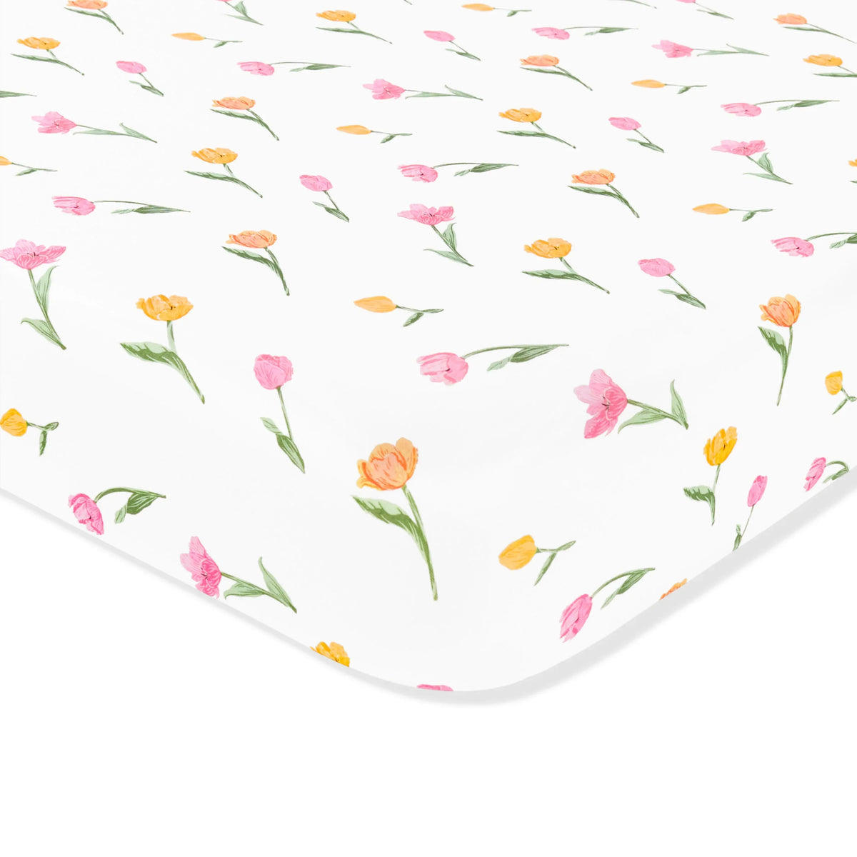 Mini Crib Sheet in Tulip Main image