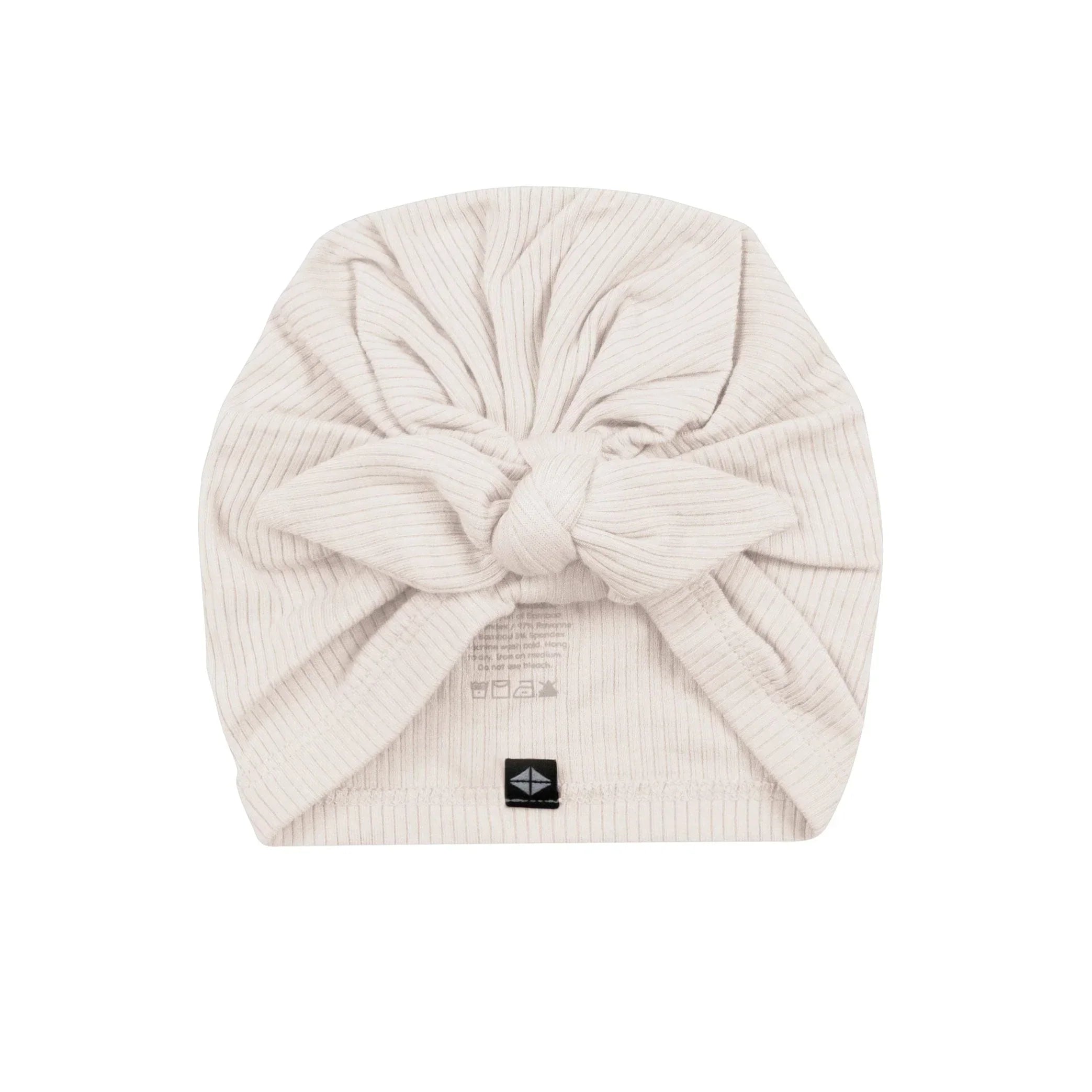 Ribbed Headwrap in Oat Secondary image