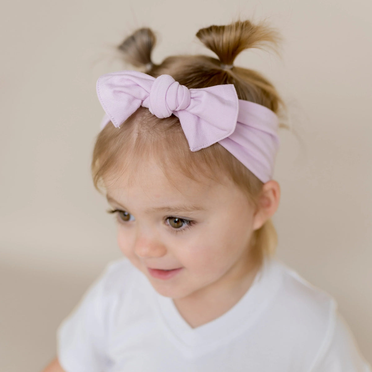 Knotted Bow Headband in Thistle Main image