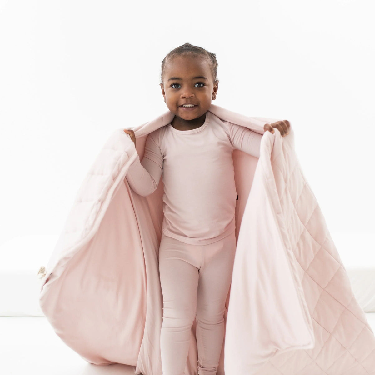 Toddler Blanket in Blush 2.5 Main image