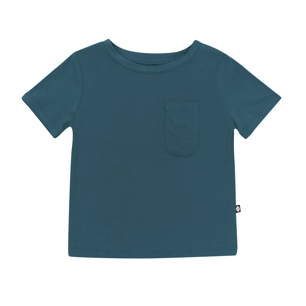 Toddler Crew Neck Tee in Atlantic