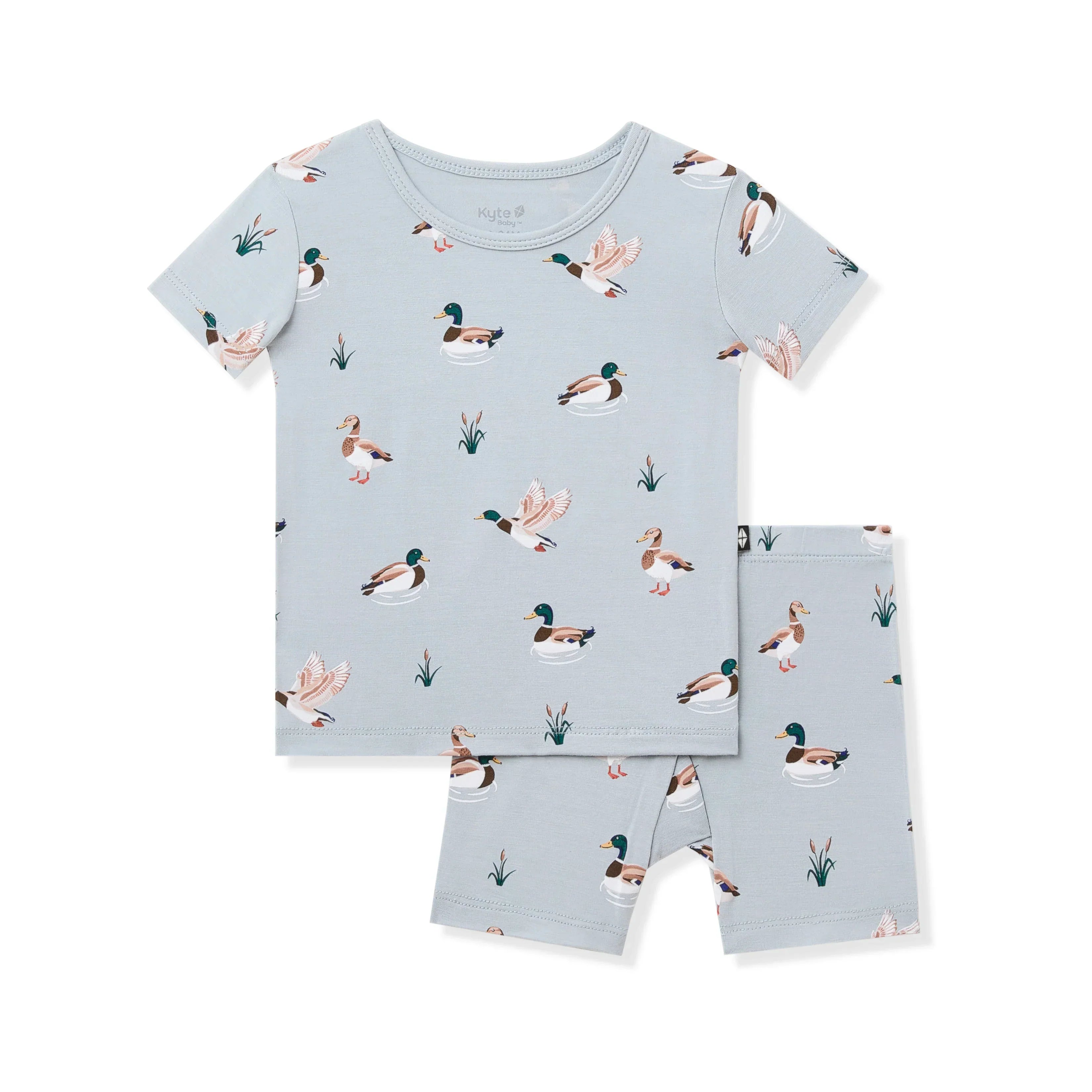 Short Sleeve Pajamas in Mallard Duck Secondary image