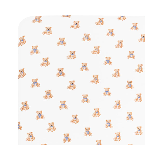 Mini Crib Sheet in Teddy Bear
