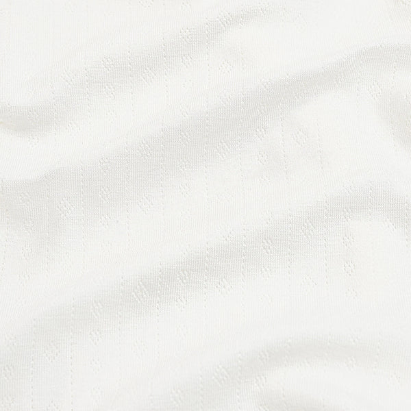 Pointelle Kimono Bodysuit in Cloud