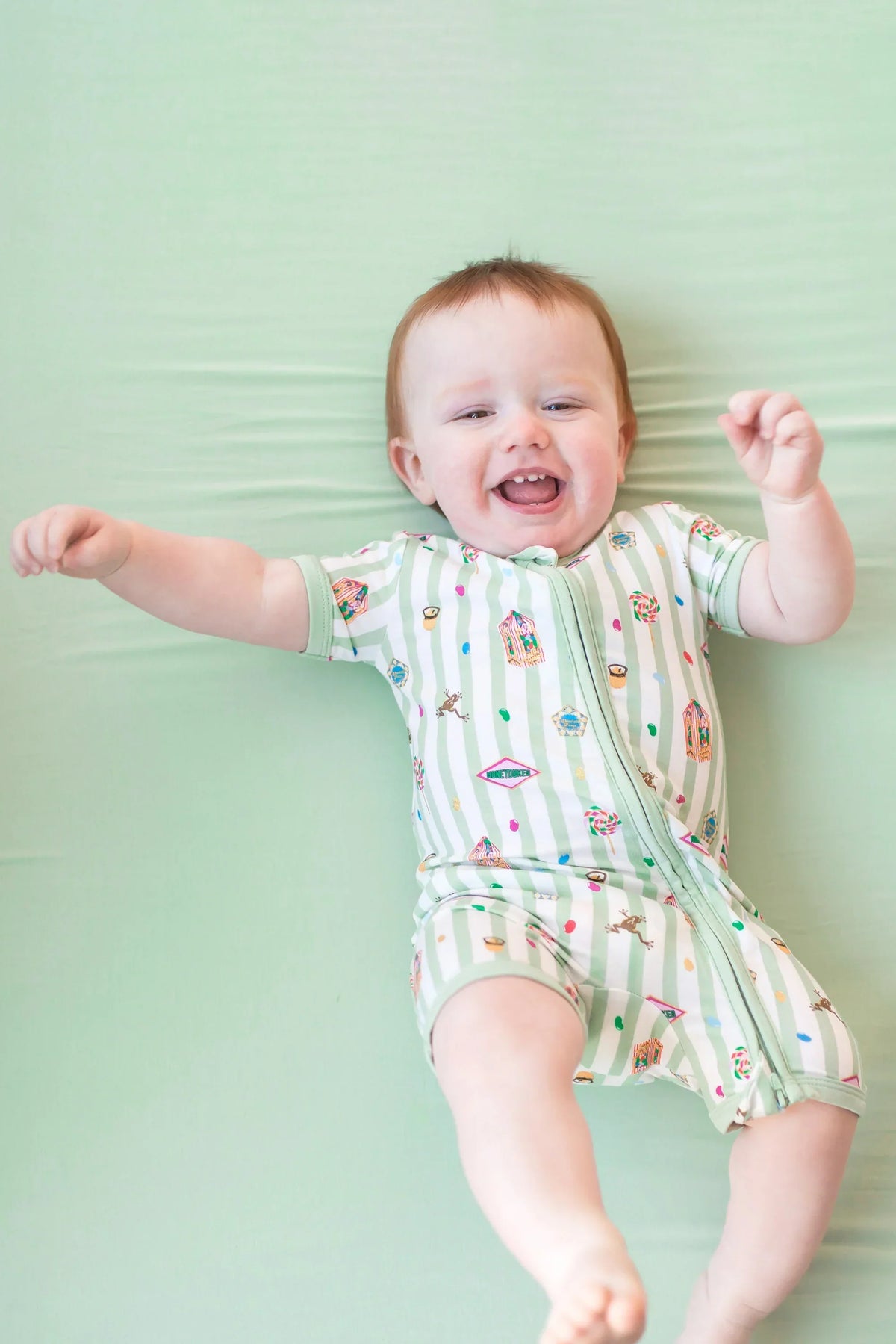 Zipper Shortall Romper in Honeydukes Main image
