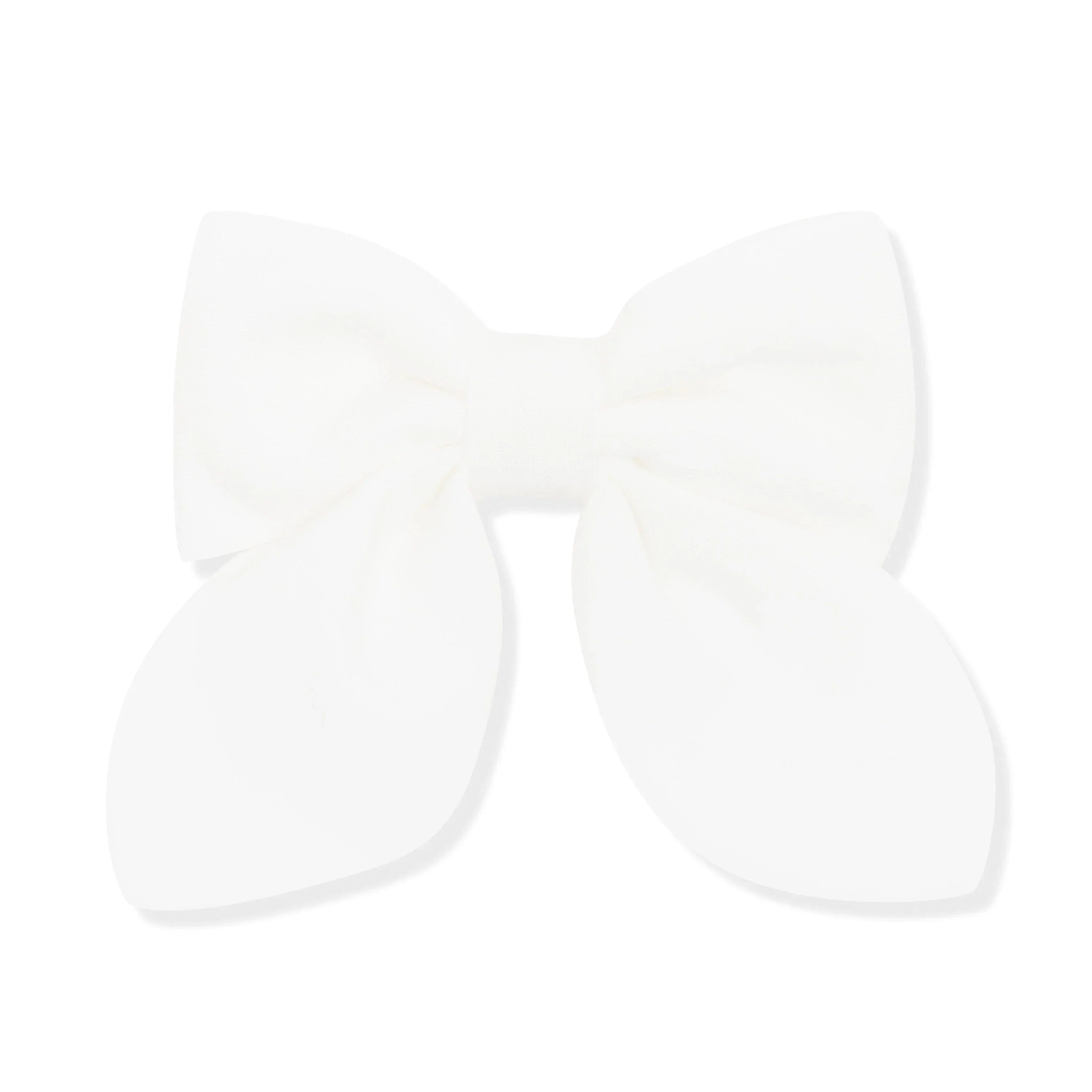 Medium Alligator Clip Bow in Cloud Secondary image