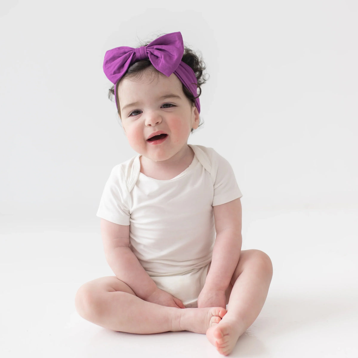 Bow Headband in Berry Main image