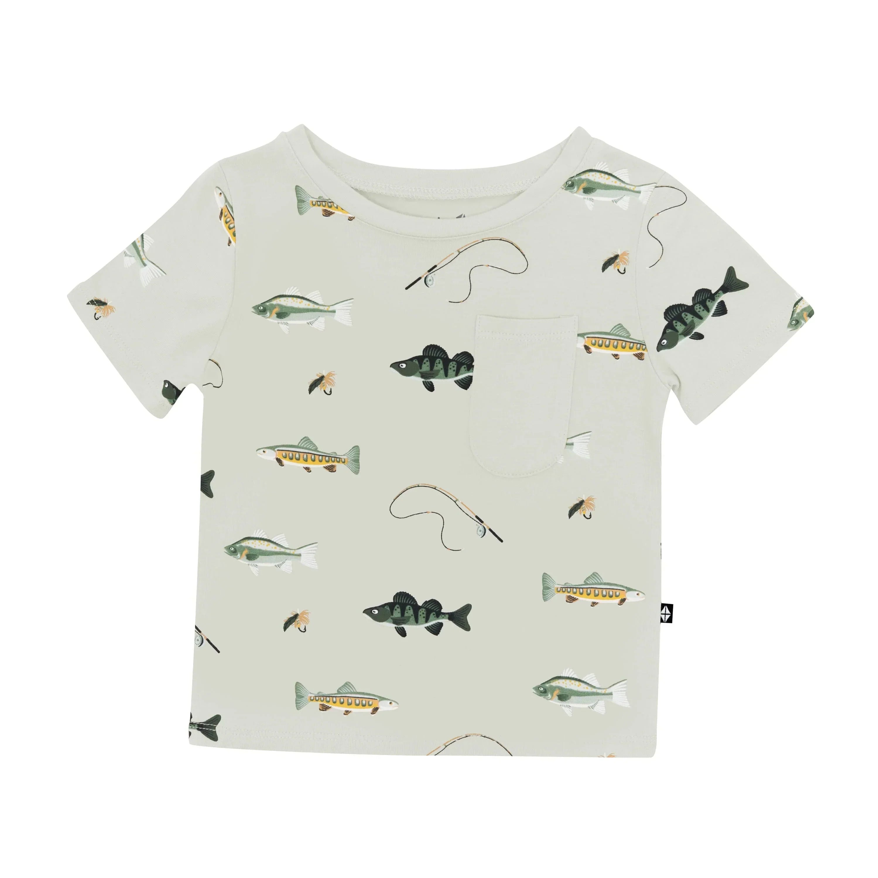 Toddler Crew Neck Tee in Fishing Secondary image
