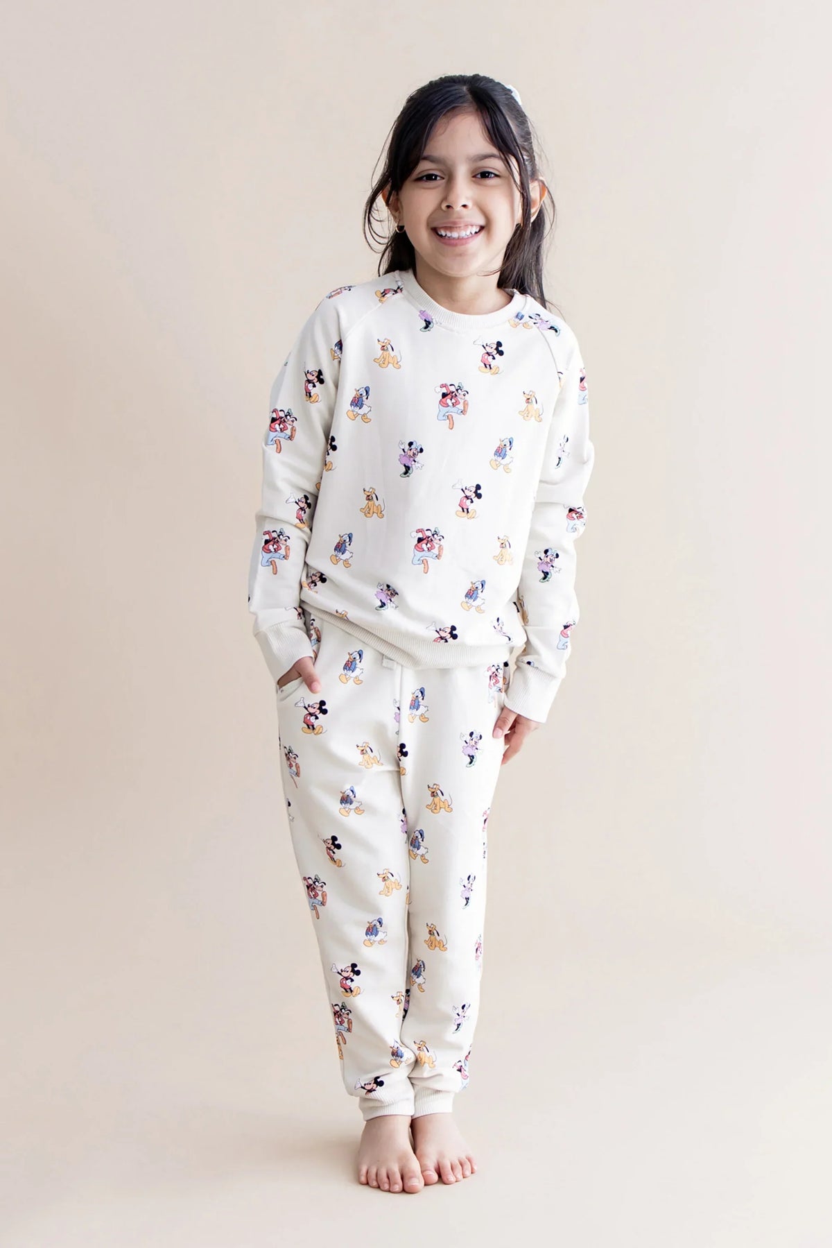 Long Sleeve Jogger Set in Mickey Mouse and Friends Main image