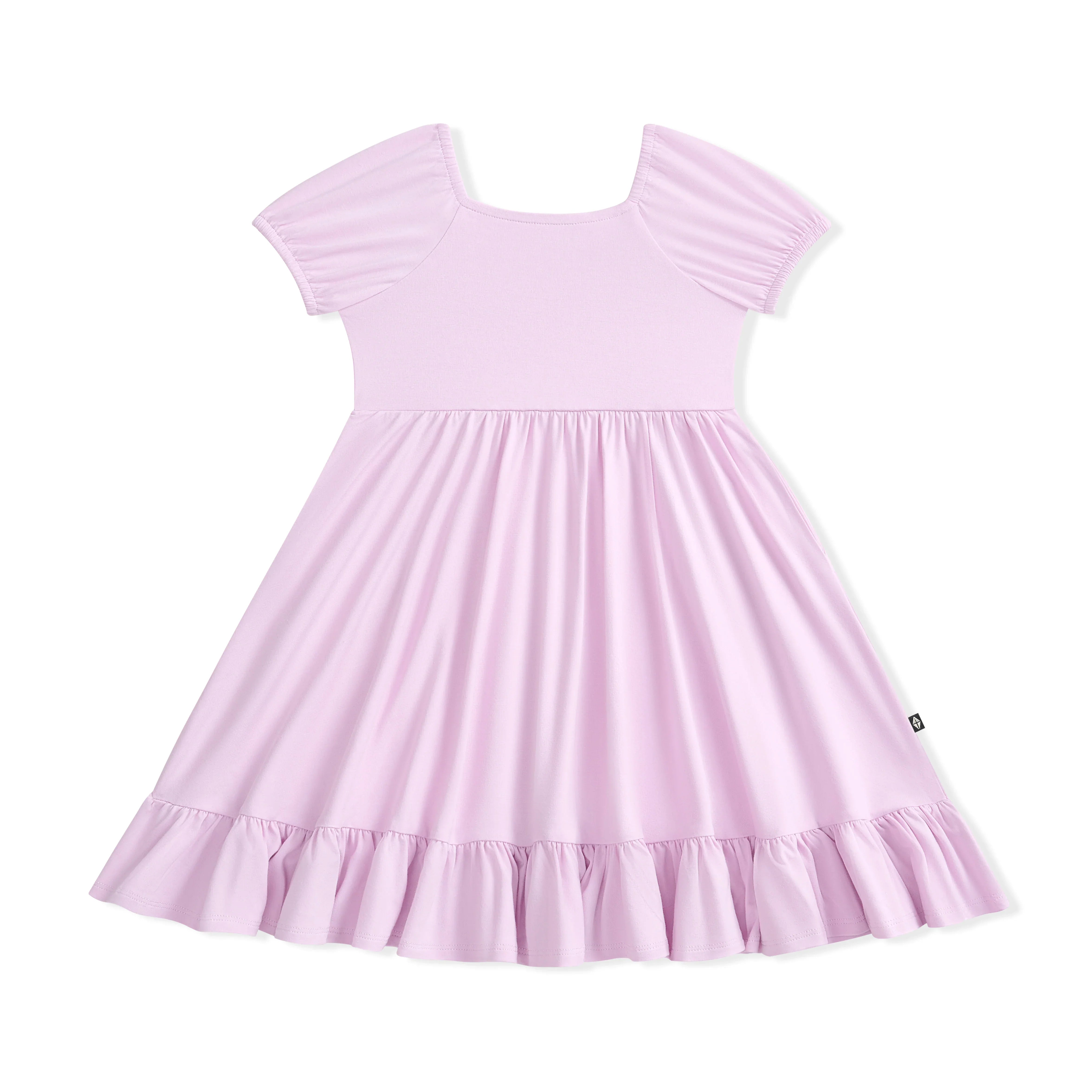Puff Sleeve Twirl Dress in Thistle Secondary image