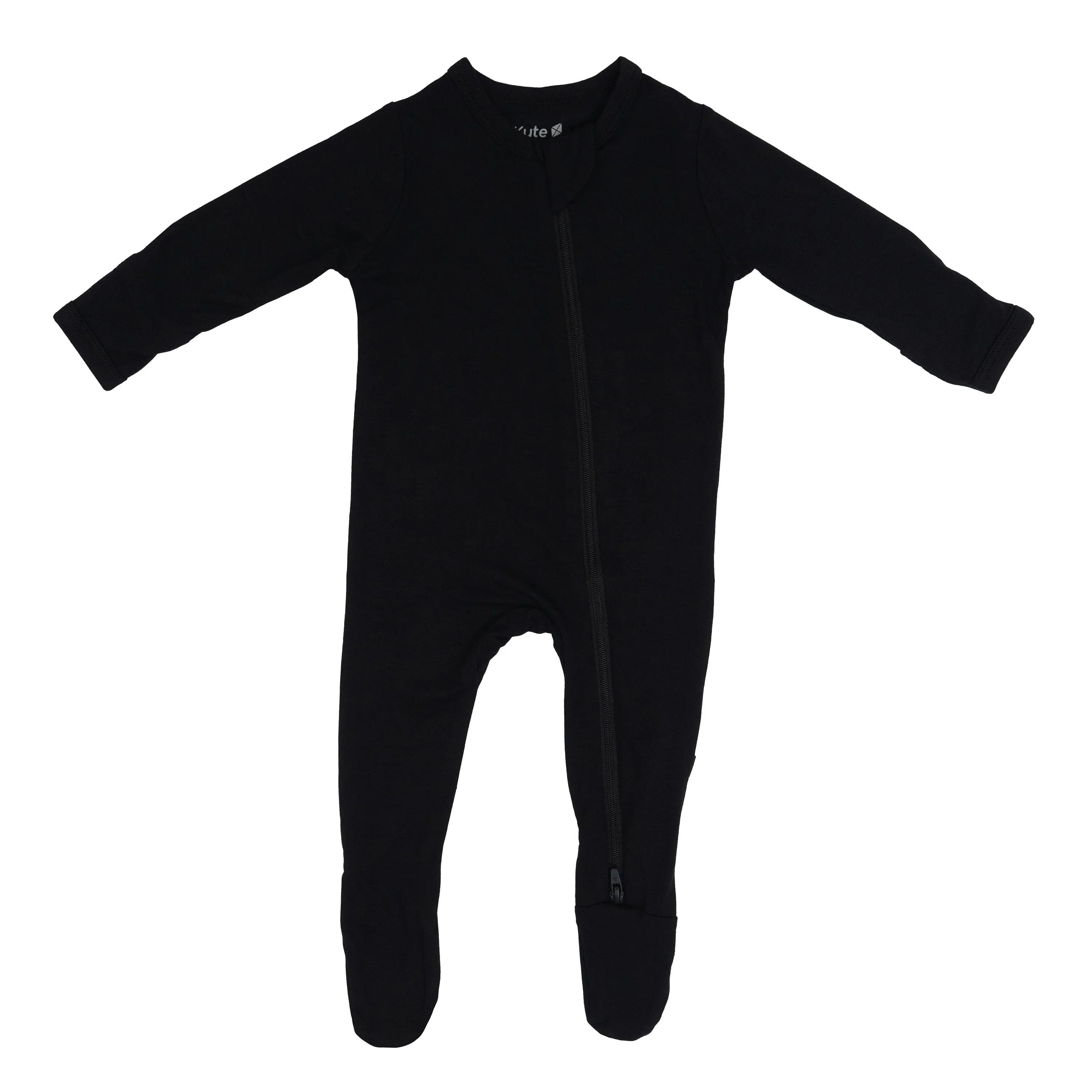 Zippered Footie in Midnight Secondary image