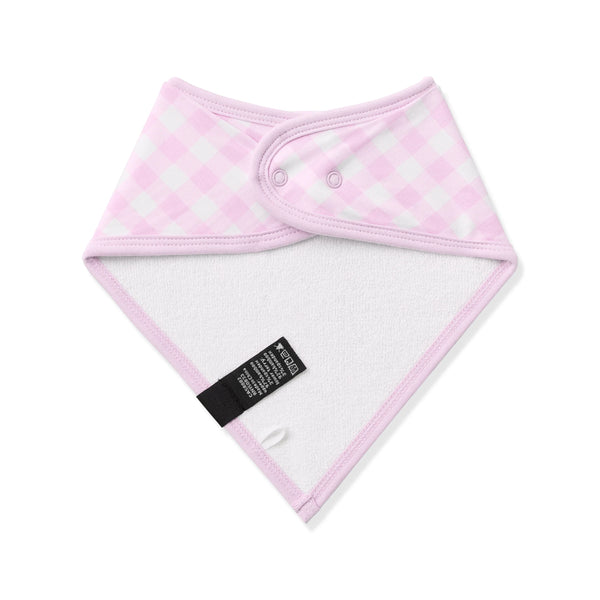 Bib in Gingham Thistle