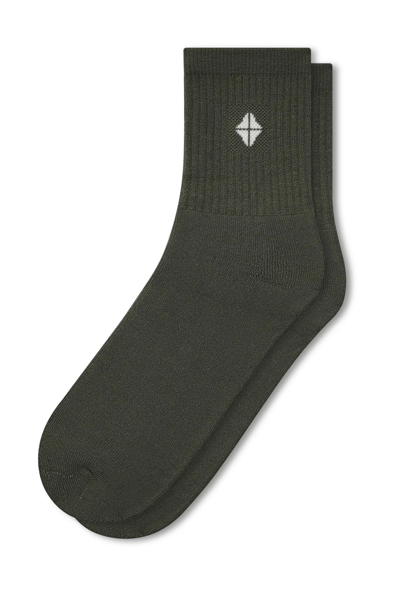 Adult Crew Socks in Fir Secondary image