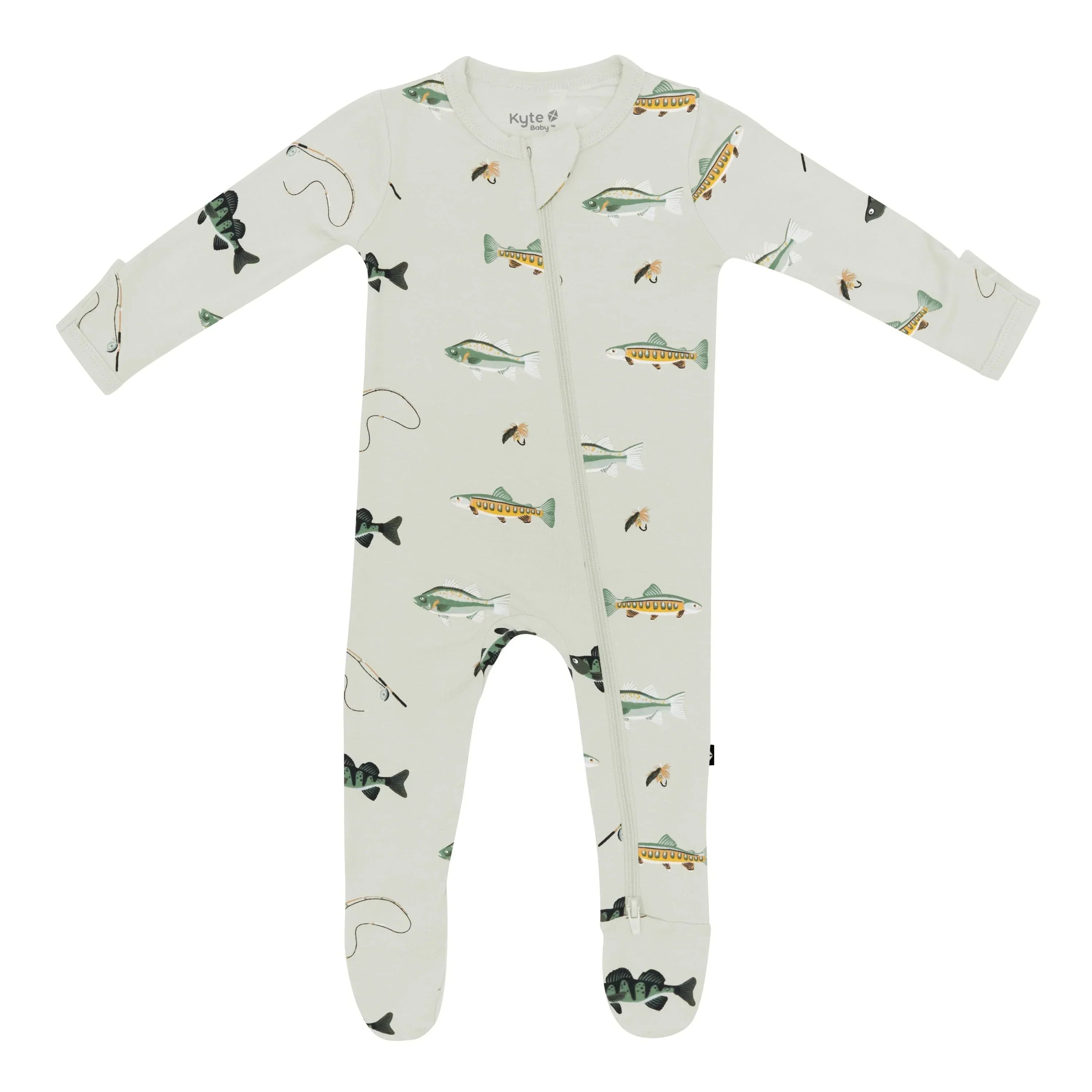 Zippered Footie in Fishing Secondary image