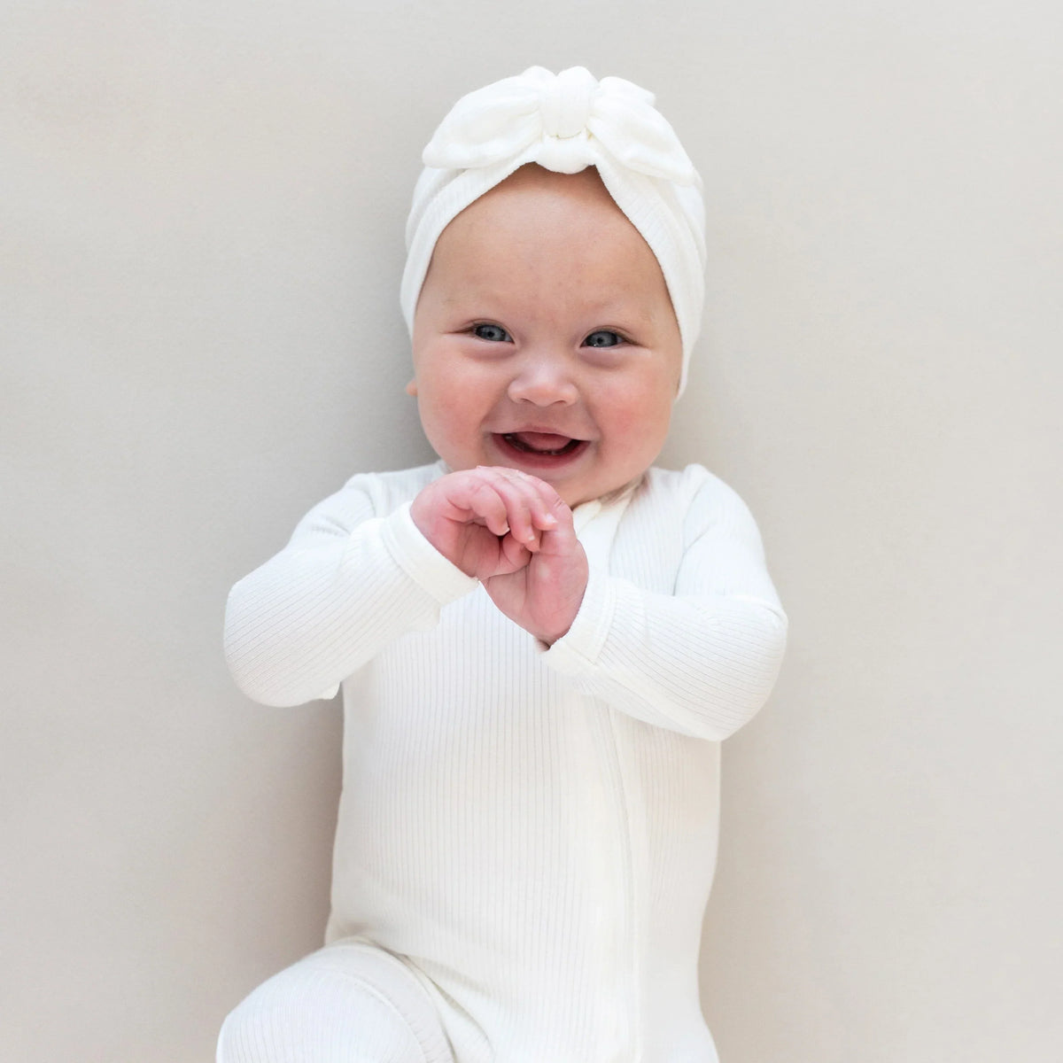 Ribbed Headwrap in Cloud Main image