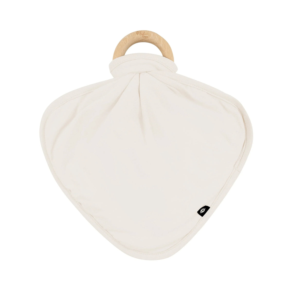 Lovey in Oat with Removable Wooden Teething Ring Main image