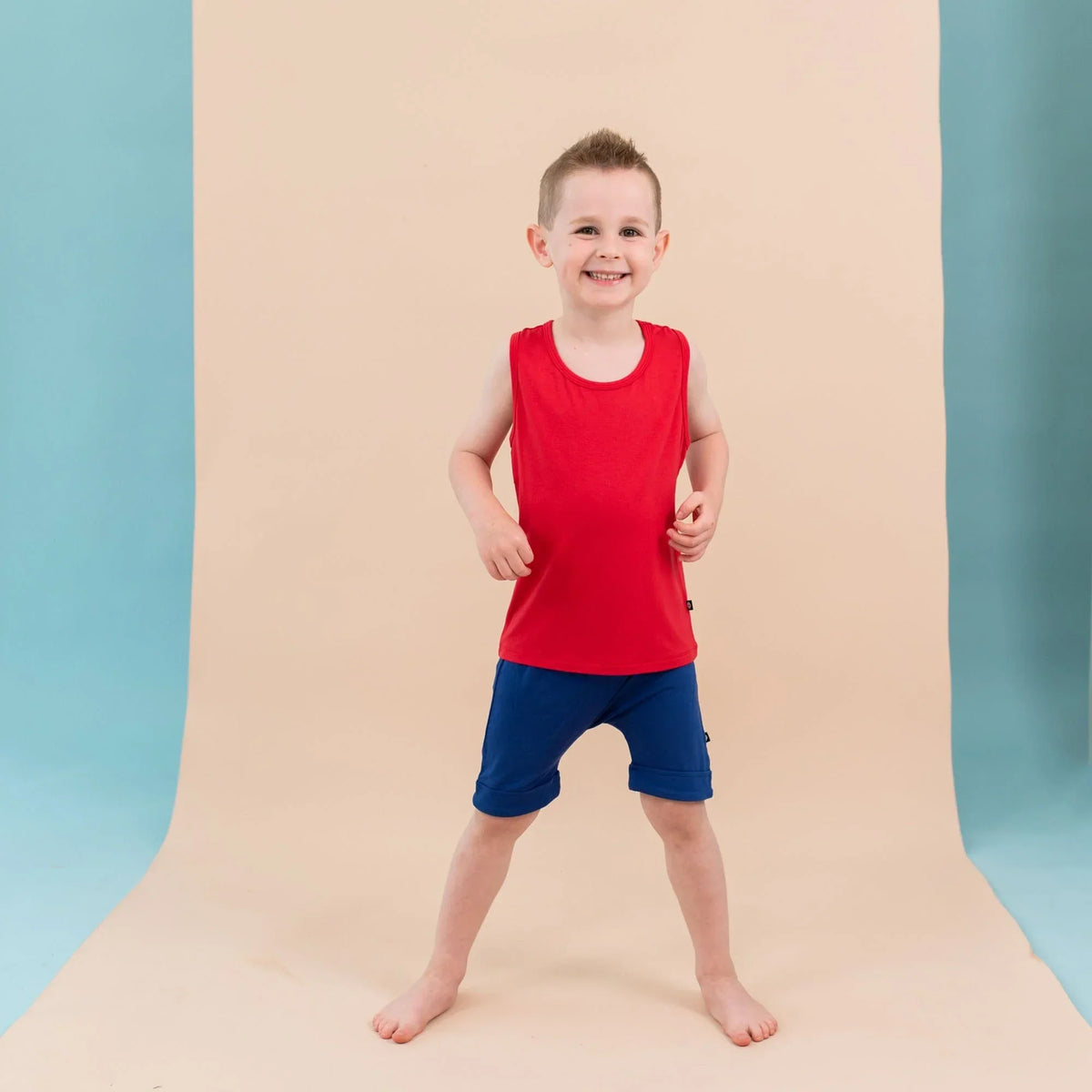 Toddler Tank Top in Cardinal Main image