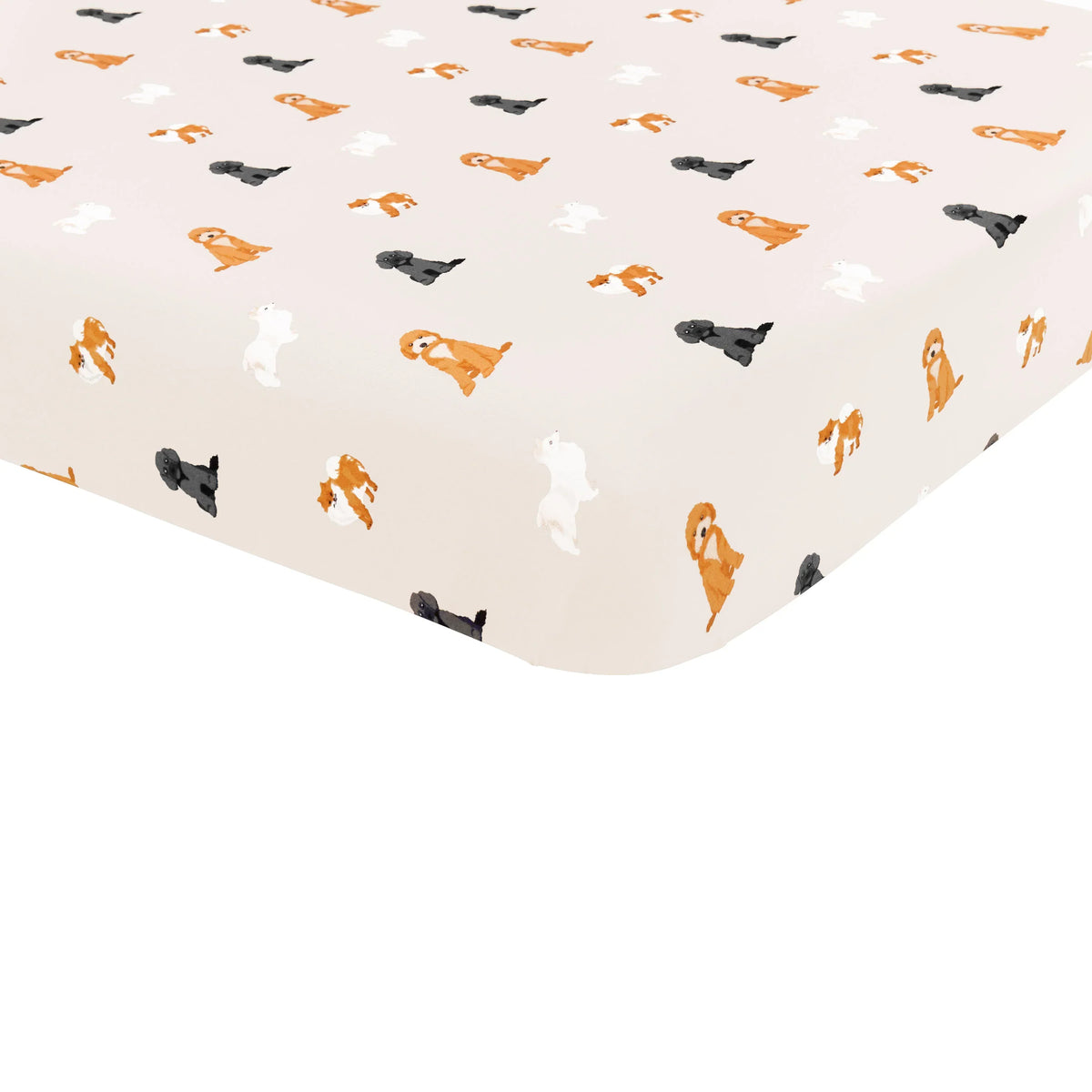 Crib Sheet in Fluffy Dog Main image
