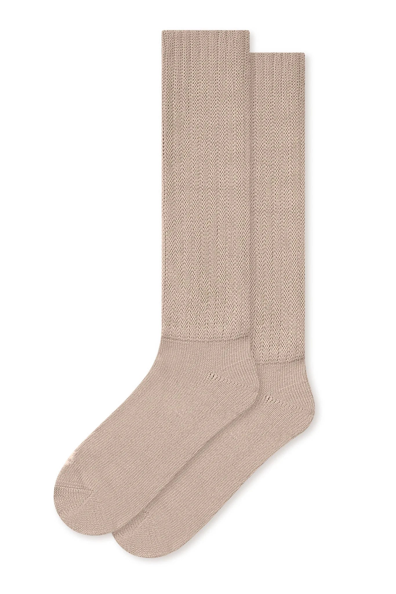 Adult Scrunch Socks in Bisque Secondary image