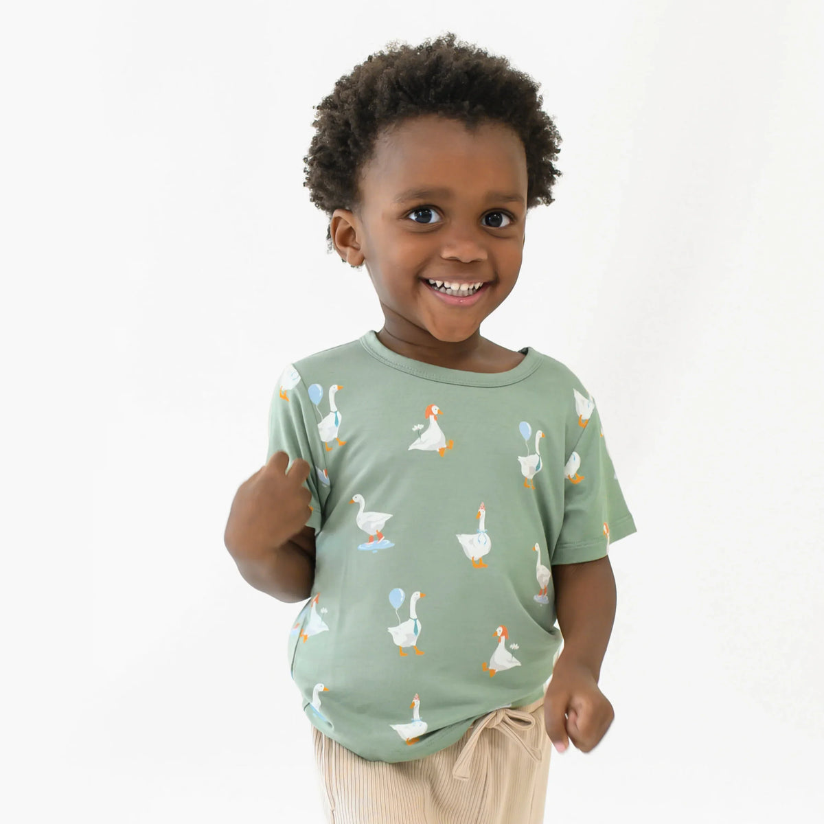 Toddler Basic Tee in Silly Goose Main image