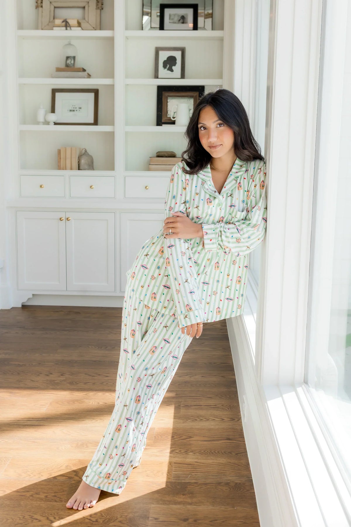 Long-Sleeved Women's Pajama Set in Honeydukes Main image
