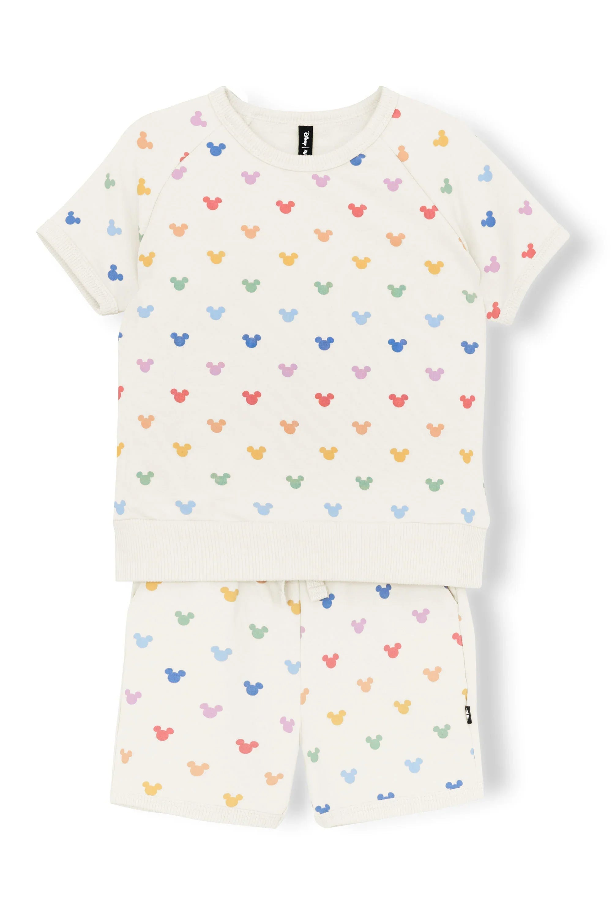 Short Sleeve Jogger Set in Pastel Mickey Mouse Secondary image