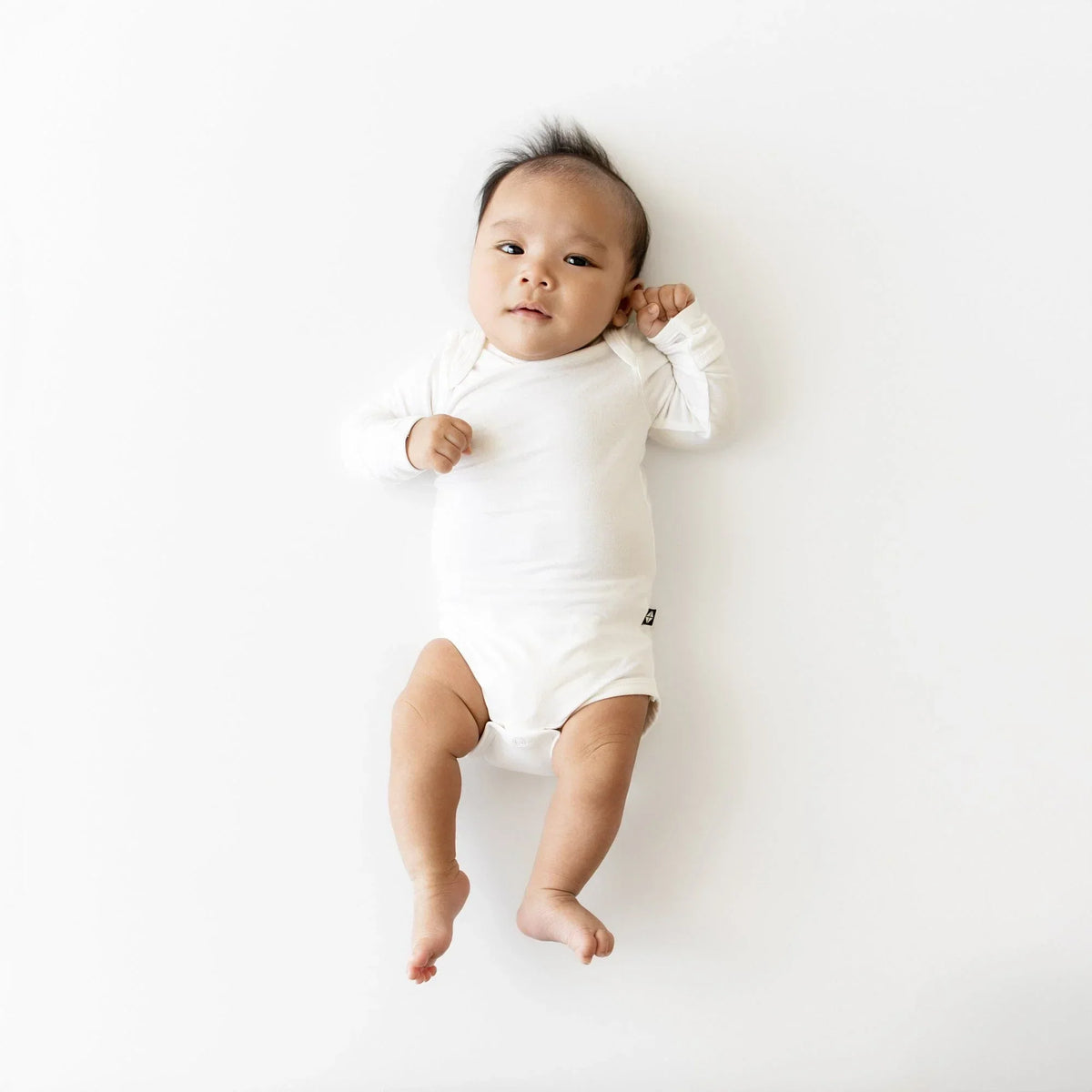 Long Sleeve Bodysuit in Cloud Main image
