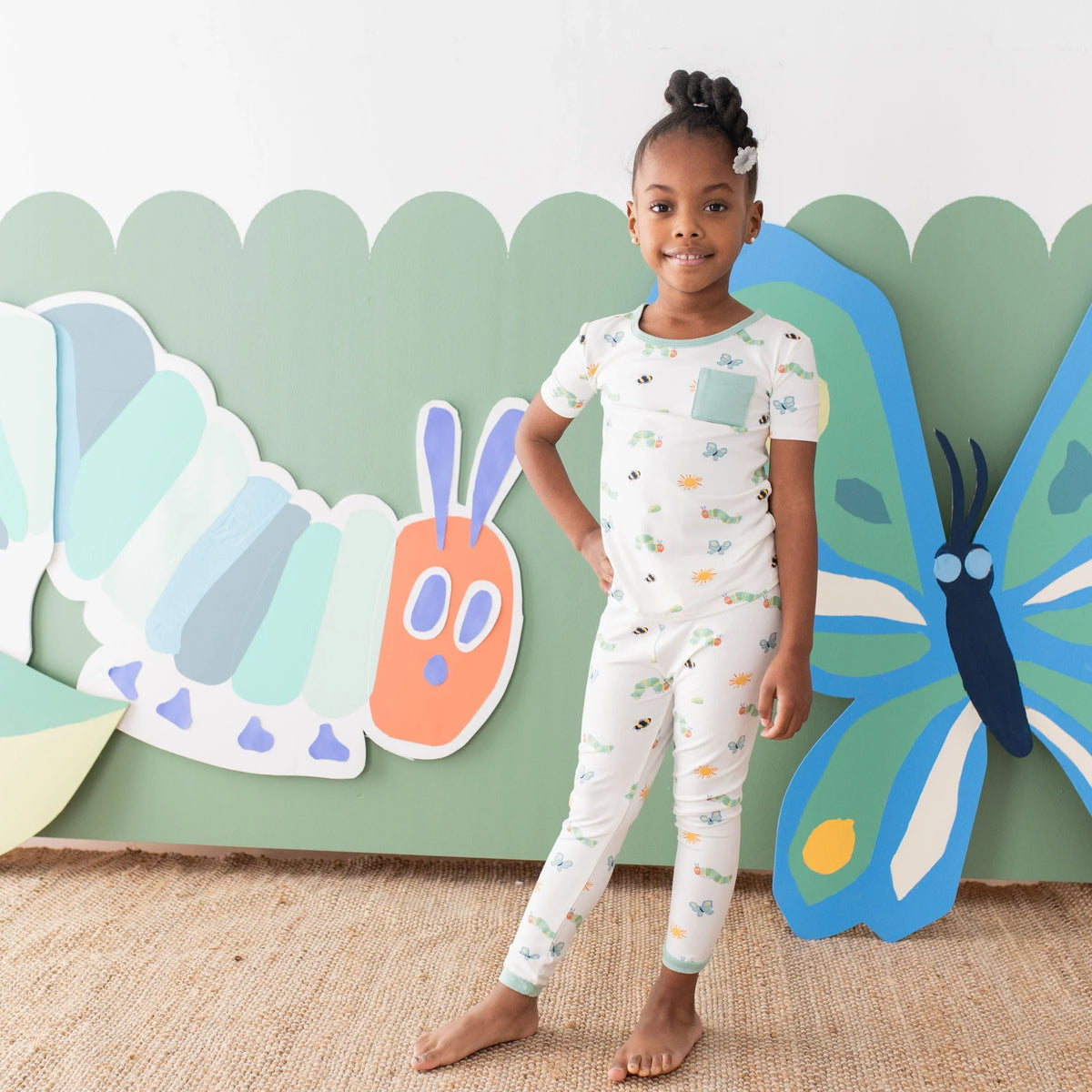 Short Sleeve with Pants Pajamas in The Very Hungry Caterpillar™ and Friends Main image