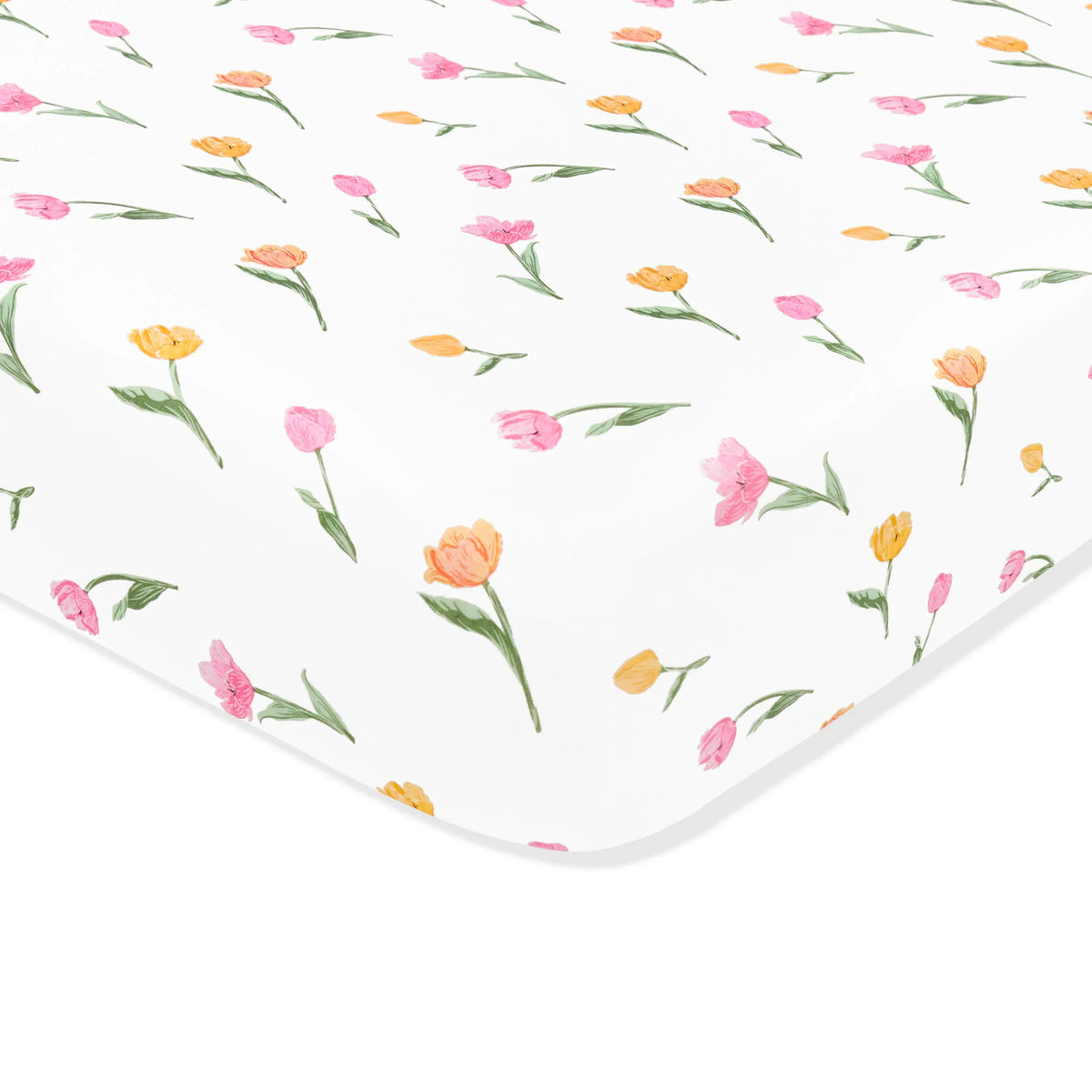 Crib Sheet in Tulip Main image