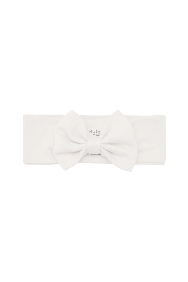 Bow Headband in Oat