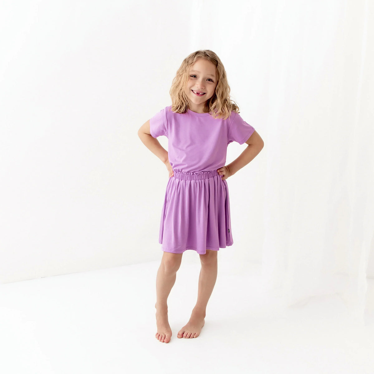 Toddler Skort in Poi Main image