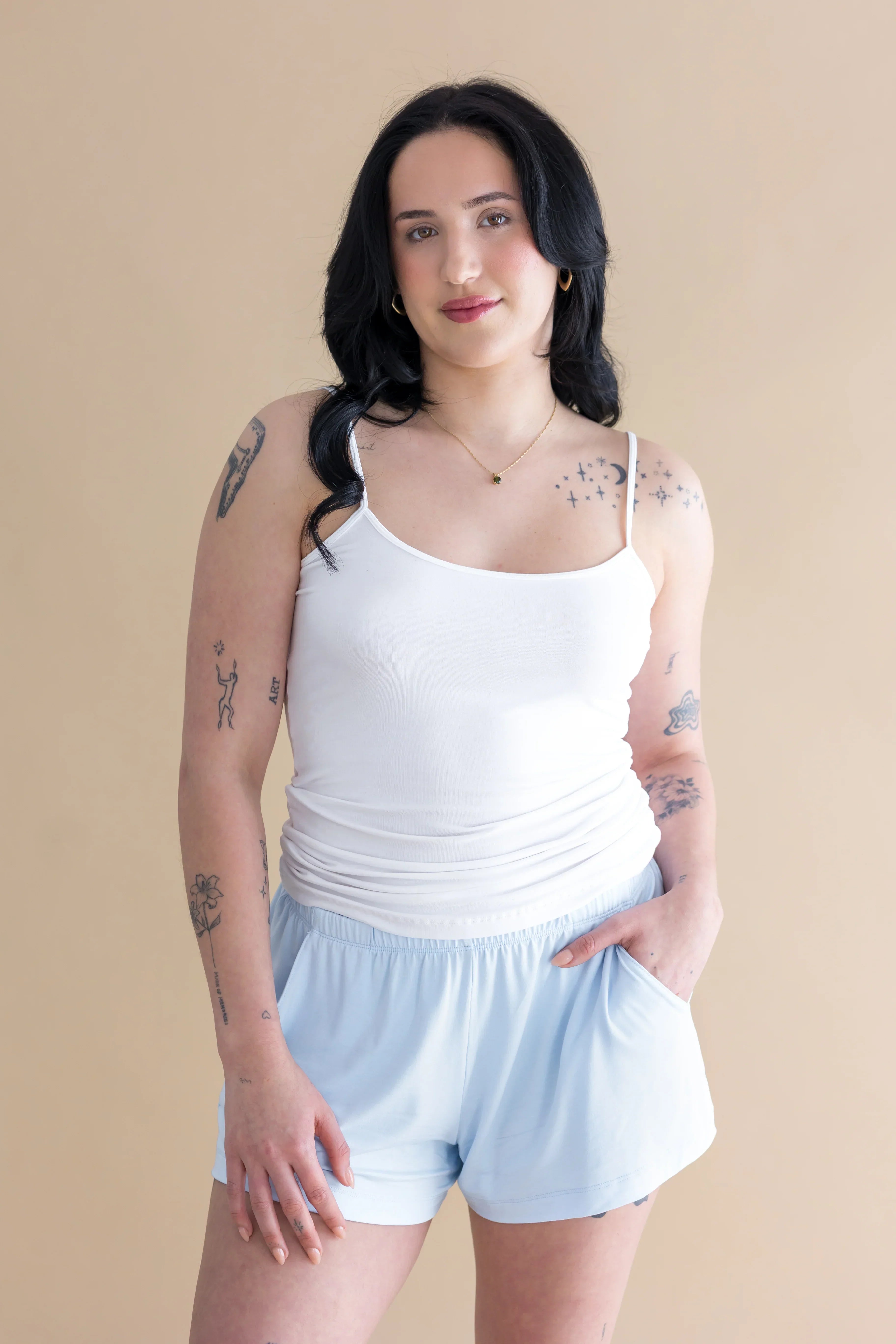 Women’s Camisole in Snow Secondary image
