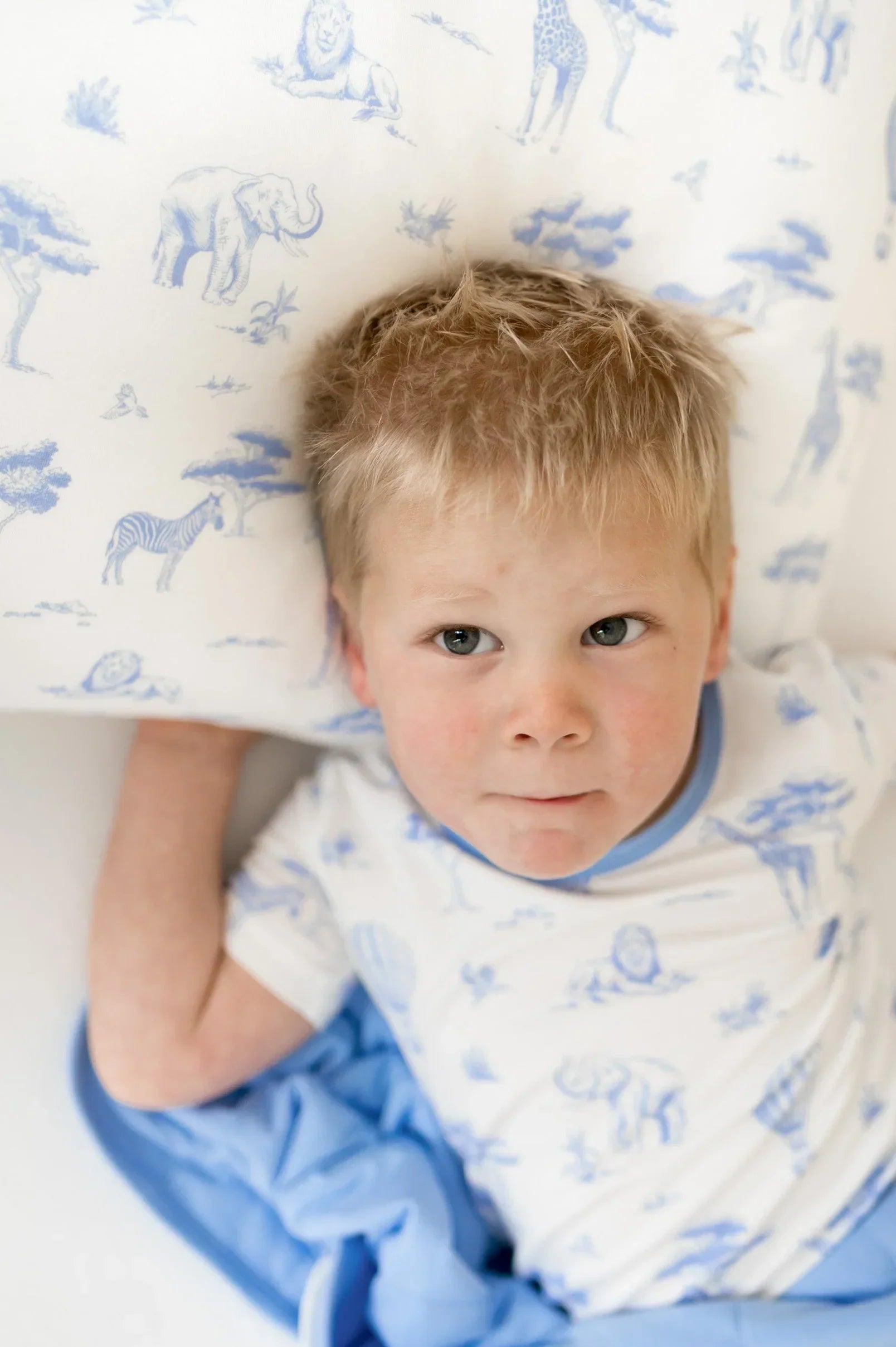 Toddler Pillowcase in Toile Safari Secondary image
