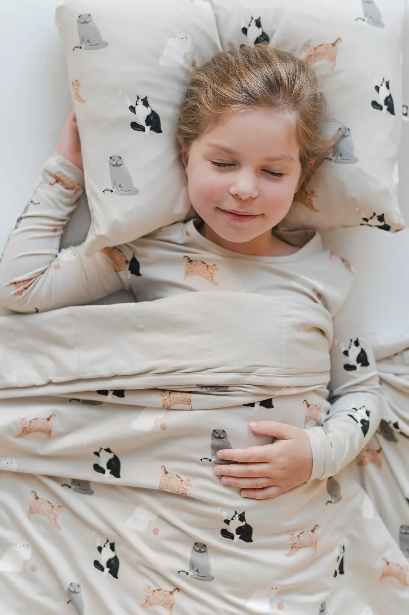 Toddler Pillowcase in Fluffy Cat Secondary image