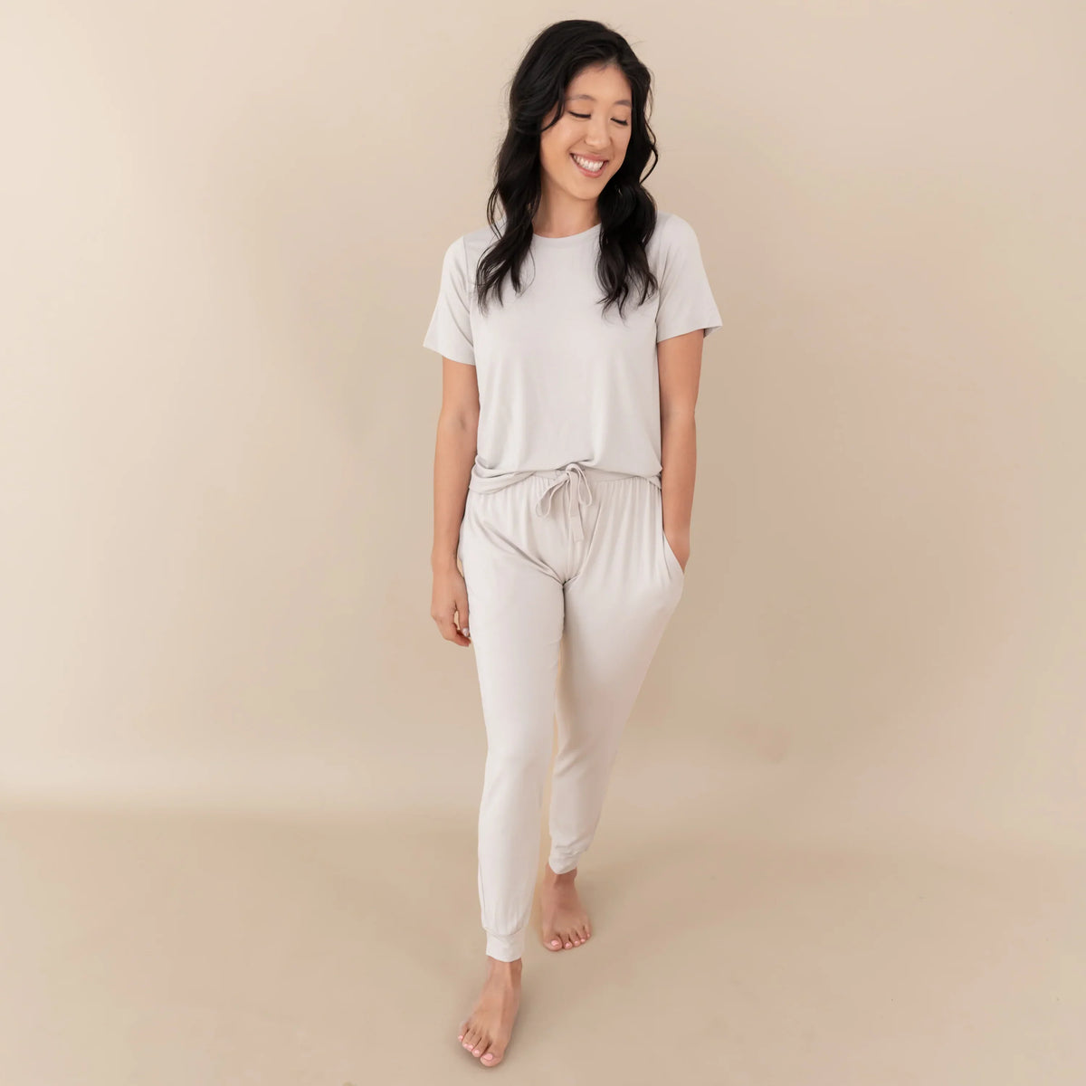 Women's Jogger Pants in Oat Main image