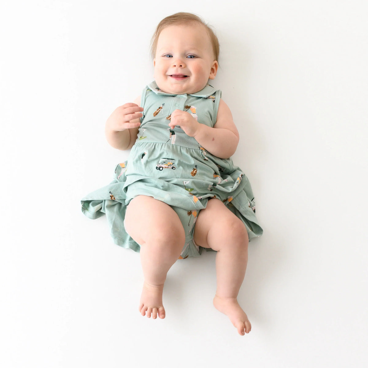 Polo Bodysuit Dress in Golf Main image