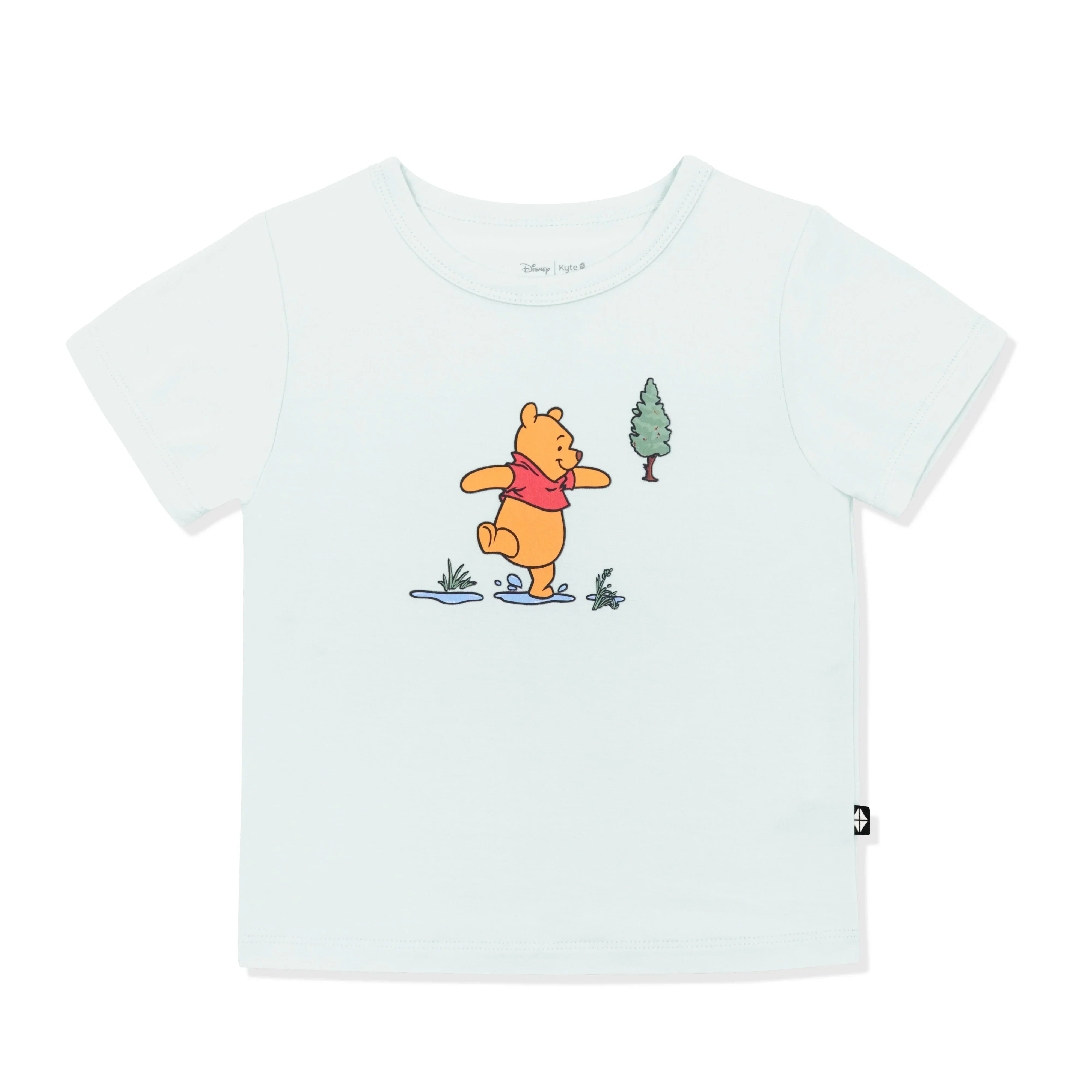 Toddler Basic Tee in Winnie the Pooh on Dew Secondary image