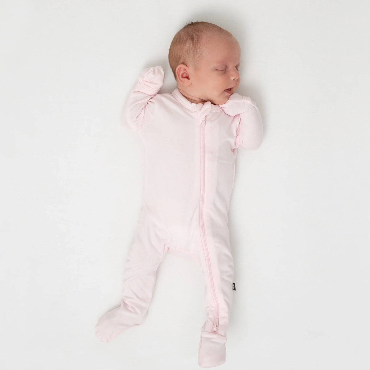 Zippered Footie in Sakura Main image