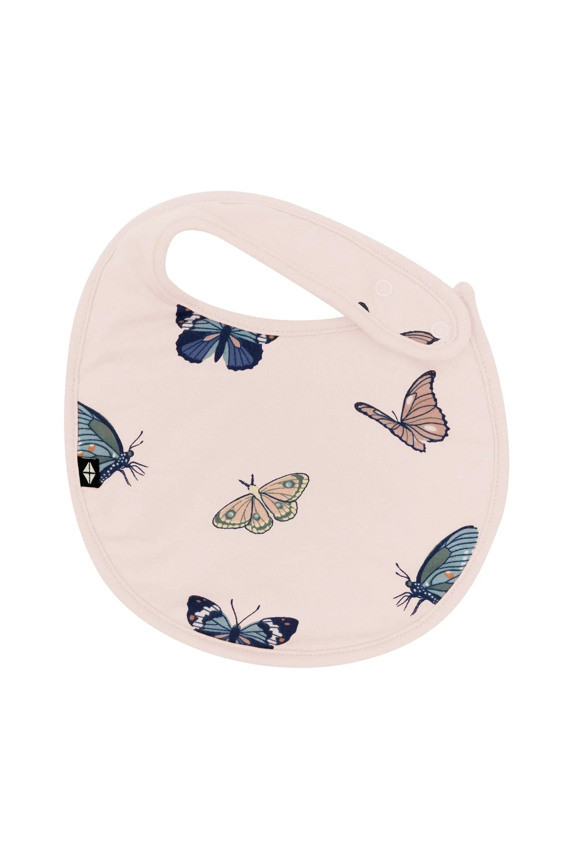 Cushy Bib in Blush Butterfly Secondary image