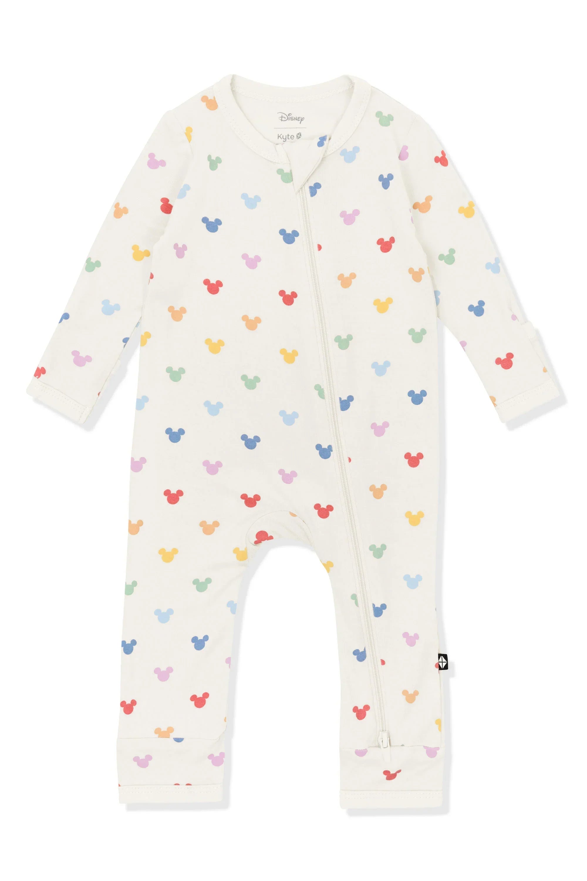Zippered Romper in Pastel Mickey Mouse Secondary image