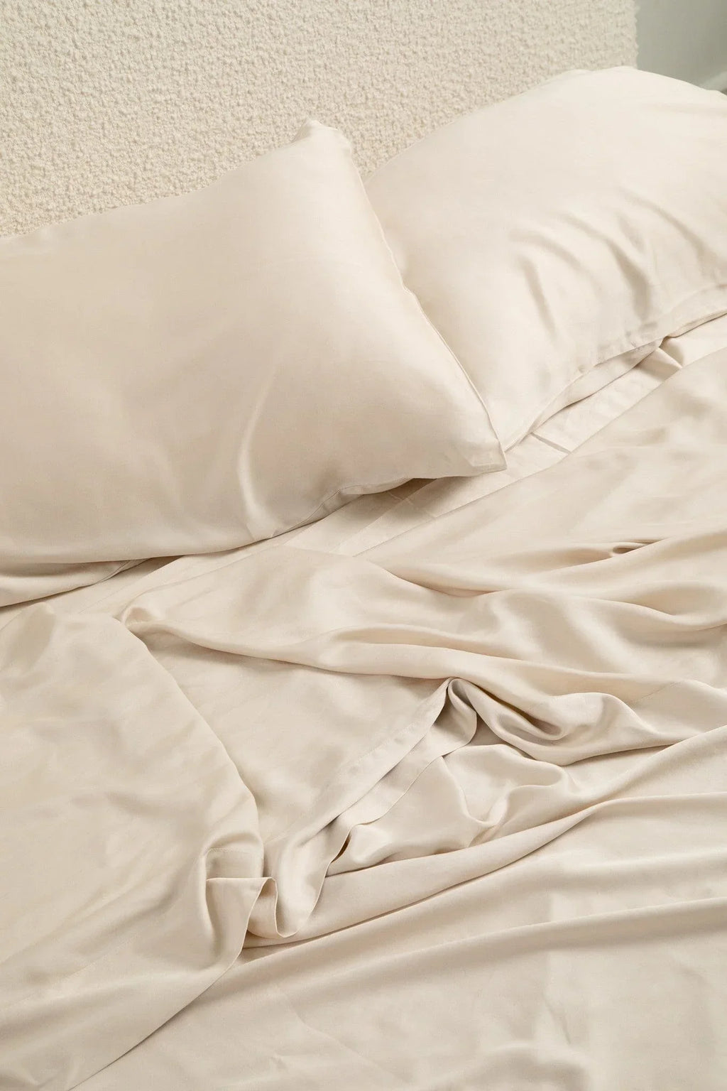 Bamboo Sateen Sheet Set in Champagne