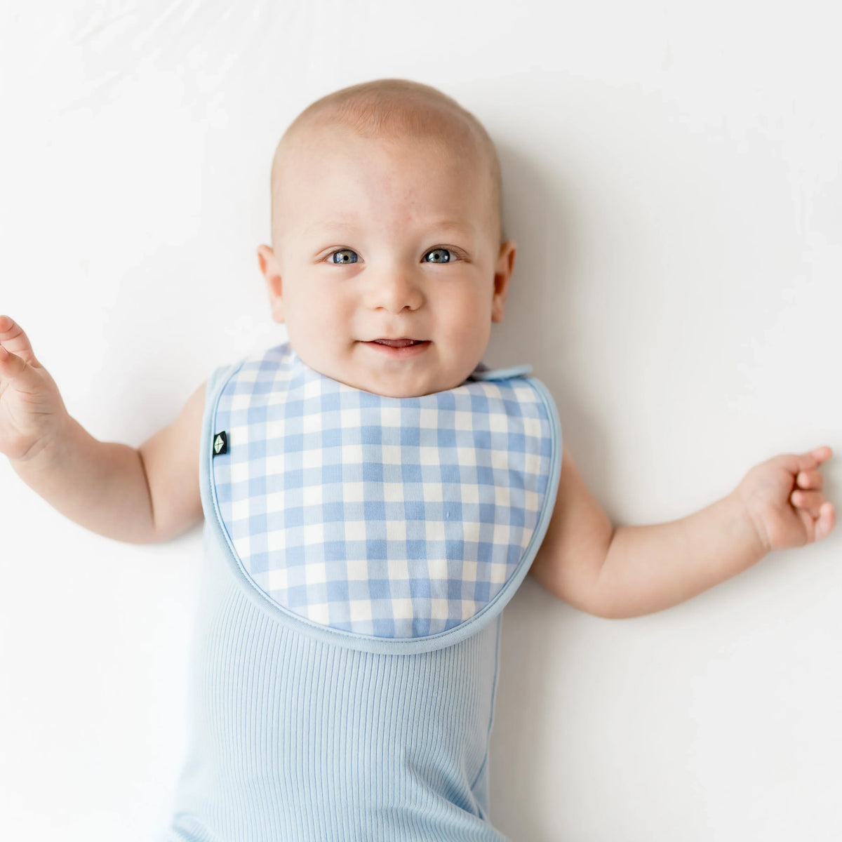 Cushy Bib in Gingham Breeze Main image