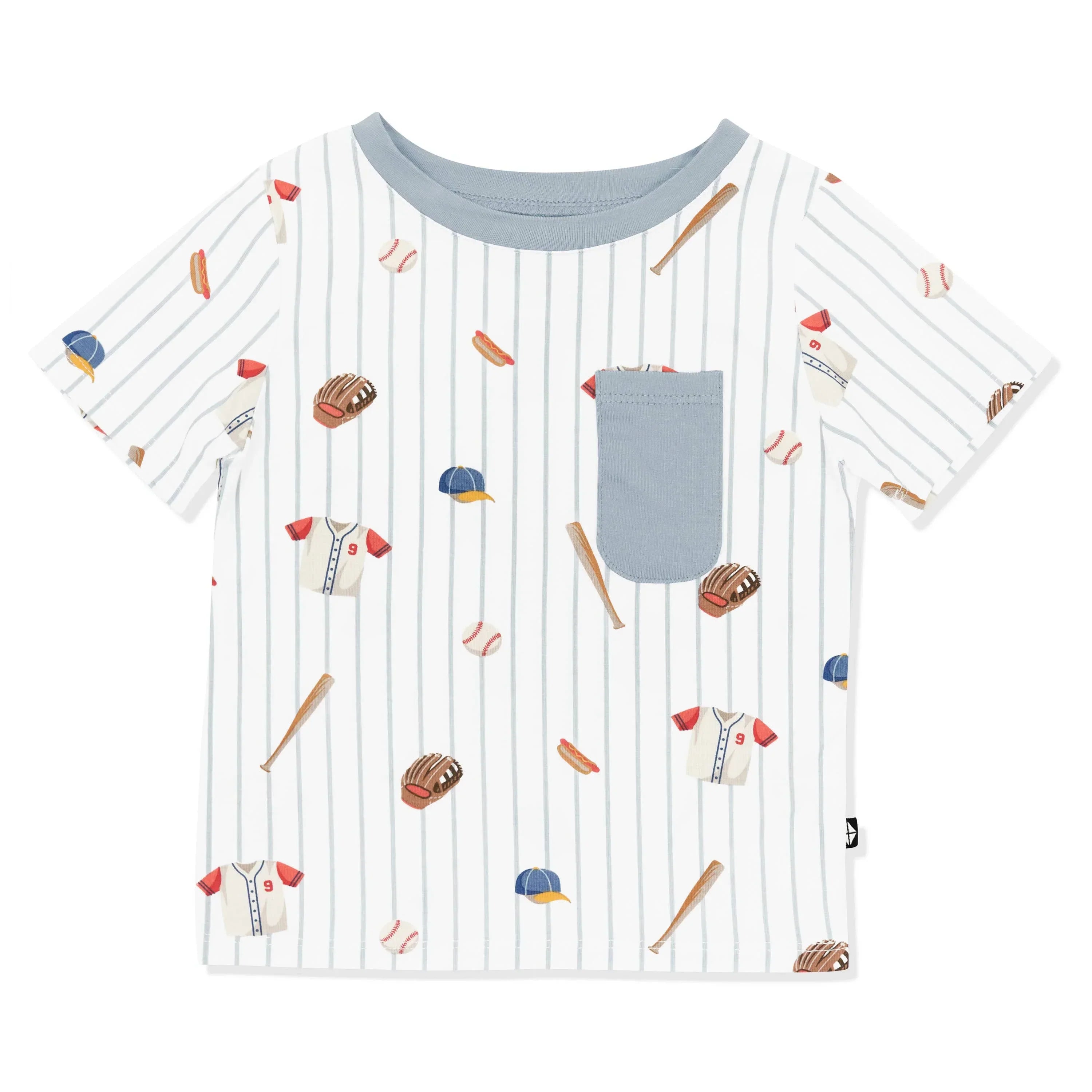 Toddler Crew Neck Tee in Home Run Secondary image