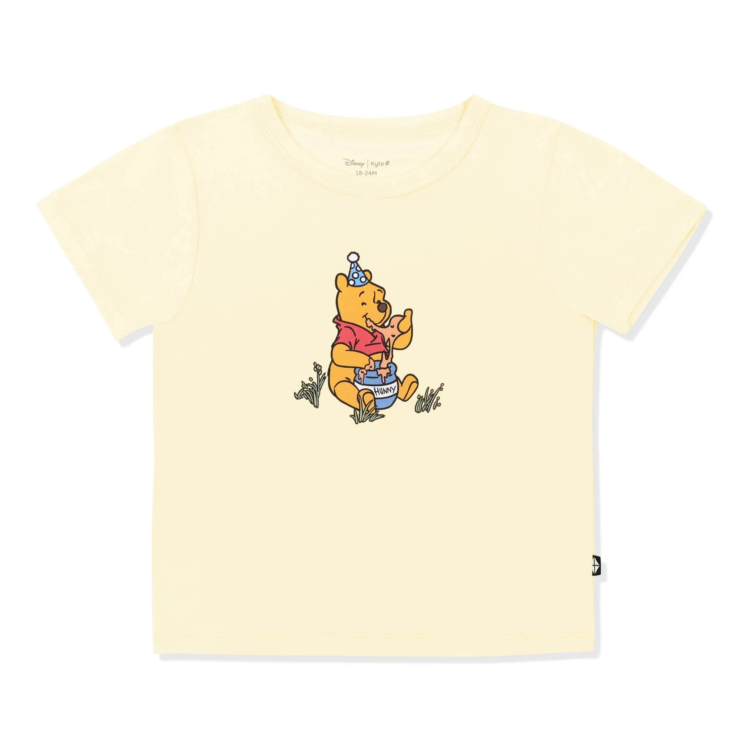 Toddler Basic Tee in Winnie the Pooh on Chamomile Secondary image