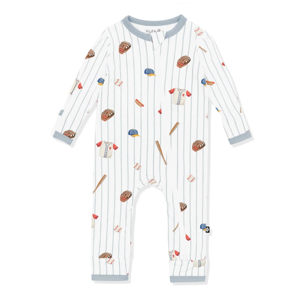 Zippered Romper in Home Run