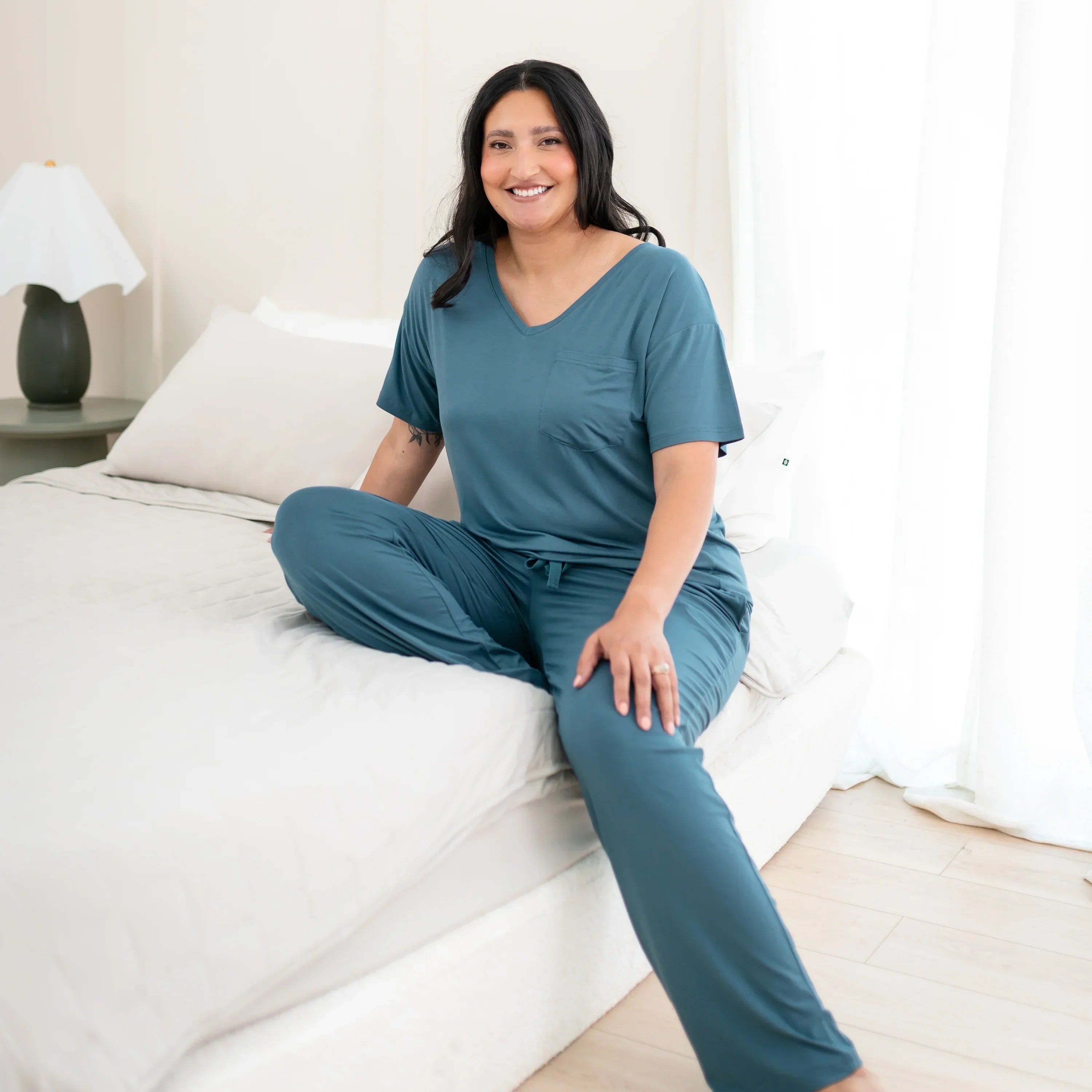 Women's Lounge Pants in Atlantic Secondary image