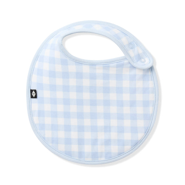 Cushy Bib in Gingham Breeze