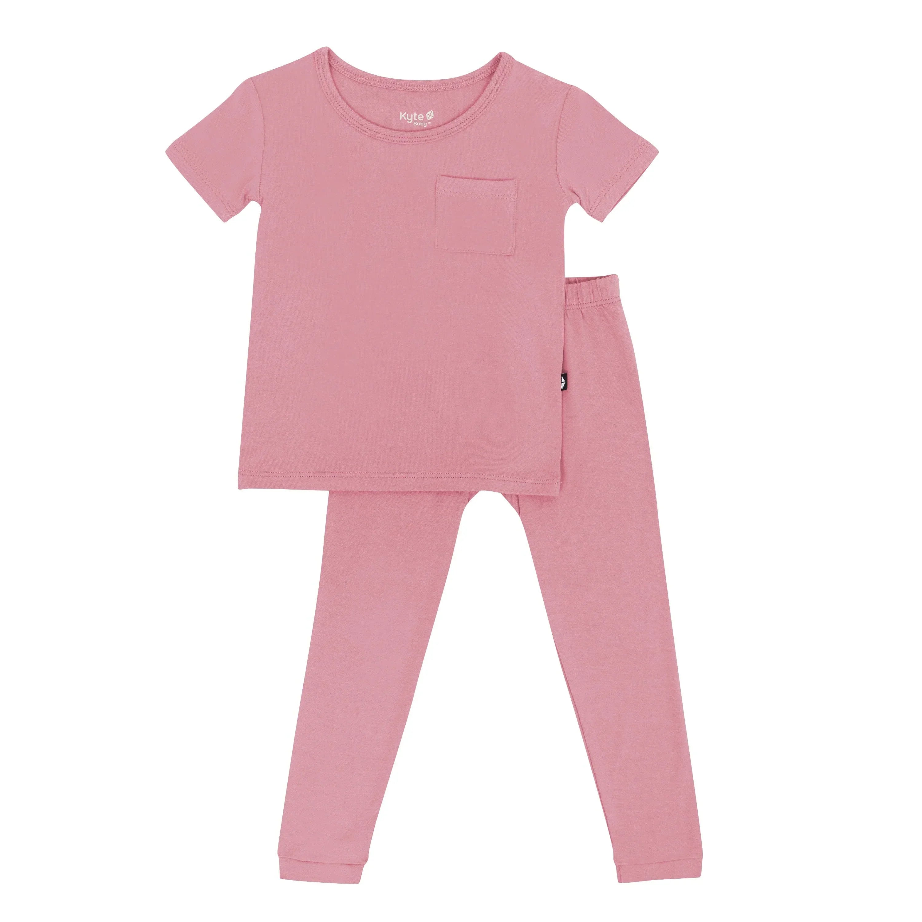 Short Sleeve with Pants Pajamas in Apple Blossom Secondary image